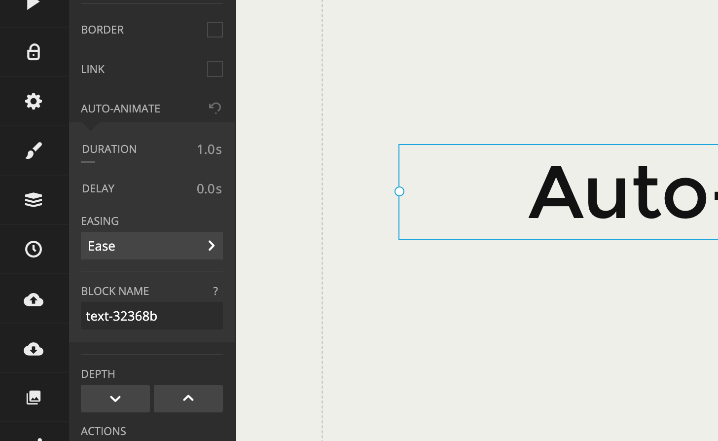 Per-block auto-animate settings