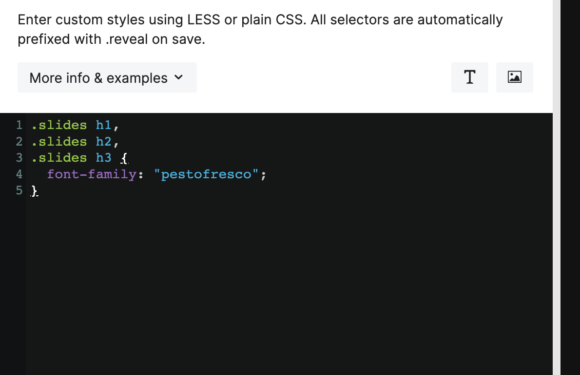 Adobe font-family name used in CSS